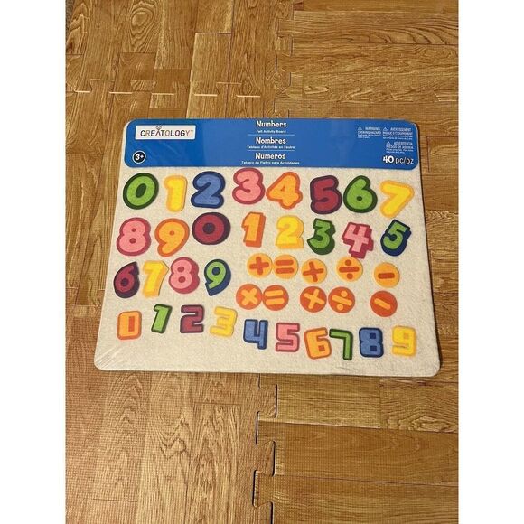 NEW Creatology Numbers Felt Activity Board Ages 3+ - Picture 1 of 6